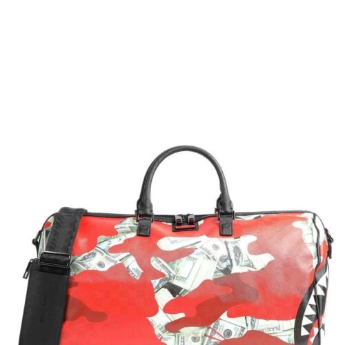 Sprayground -Borsone-Unisex-Panic-Attack-Duffle-Rosso-910D3085NSZ