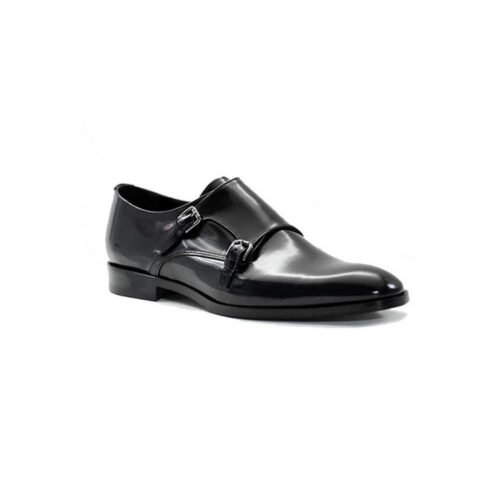 Emanuele Monti - 4504-scarpa-uomo-classic-vitello-spazzolato-nero