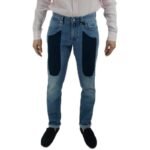 Jeckerson - Jeans Uomo Denim Alcantara Blu Scuro PA077-TA396-D810A