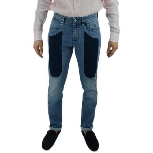 Jeckerson - Jeans Uomo Denim Alcantara Blu Scuro PA077-TA396-D810A