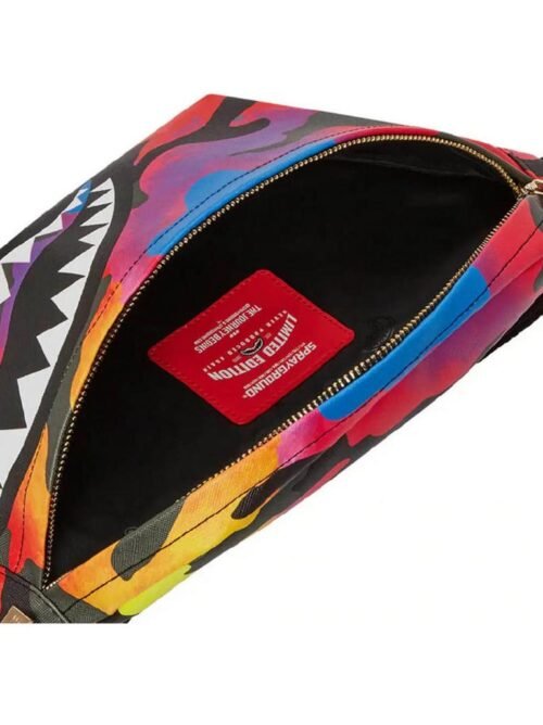 Sprayground - Marsupio Unisex Camoburst Savvy Multicolore Fantasia 910B4362NSZ