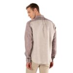 Harmont & Blaine - Camicia Uomo Patch Color Block Beige CRH855010883M