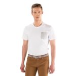 Harmont & Blaine - T-Shirt Uomo con Taschino Perla IRH118021158