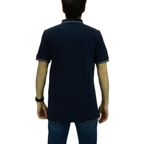 Lee - Polo Uomo Pique Blu Marino Navy L61ARL35