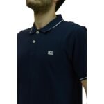 Lee - Polo Uomo Pique Blu Marino Navy L61ARL35