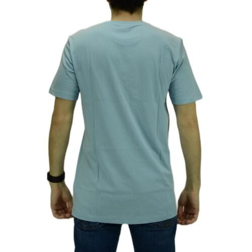 Lee - T-Shirt Uomo Wobbly Logo Tee Ice Blue L65QAIUY