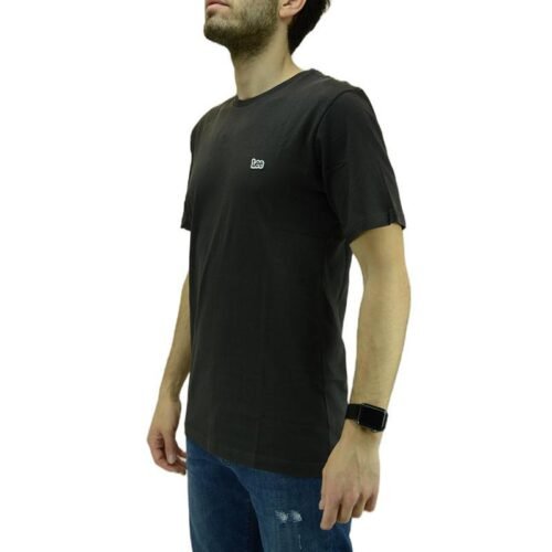 Lee - T-Shirt Uomo SS Patch Logo Tee Washed Black L60UFQON