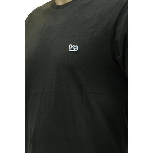 Lee - T-Shirt Uomo SS Patch Logo Tee Washed Black L60UFQON