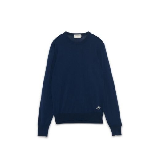 RoyRoger's - CREW NECK MAN COTTON CREPE ABYSS RRU183CA47XXXX