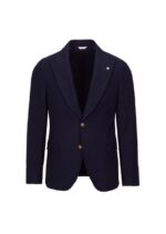 Manuel Ritz Giacca slim diagonale lana cotone