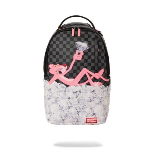 SprayGround - PINK PANTHER STACKED DIAMONDS BACKPACK 910B5406NSZ