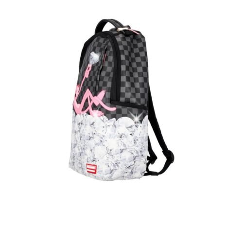 SprayGround - PINK PANTHER STACKED DIAMONDS BACKPACK 910B5406NSZ