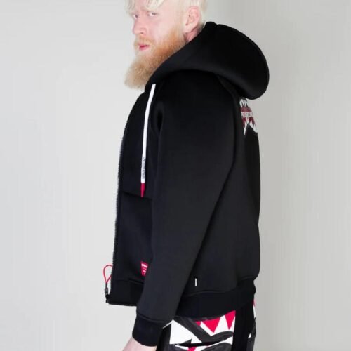 SprayGround Felpa BLACK SG IN MY TEETH SCUBA FULLLZIP HOODIE SP367