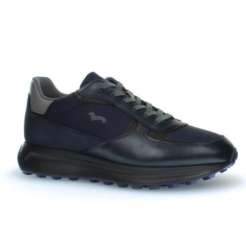 Scarpa Harmont & Blaine uomo CALF -TEX Fabric BLU BLU