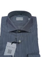 XACUS - CAMICIA BACCHETTATA ITALIA BLU