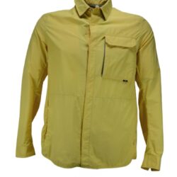 DUNO - BISORRECCO SHIRT JACKET SFODERATA IN COTONE TECNICO