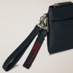 HARMONT & BLAINE - POCHETTE FLAT POUCH W/HANDLE LEATHER 008