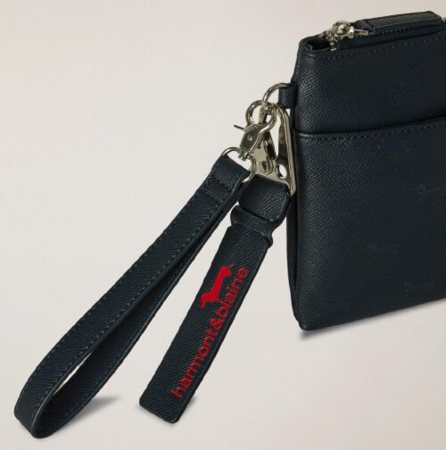 HARMONT & BLAINE - POCHETTE FLAT POUCH W/HANDLE LEATHER 008