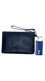 HARMONT & BLAINE - POCHETTE FLAT POUCH W/HANDLE LEATHER 008
