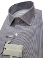 MICHAEL KORS - CAMICIA POPLIN STRIPE SLIM SHIRT