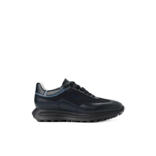 HARMONT & BLAINE - SCARPA UOMO CALF - TEX FABRIC BLU EFM251.072.6150