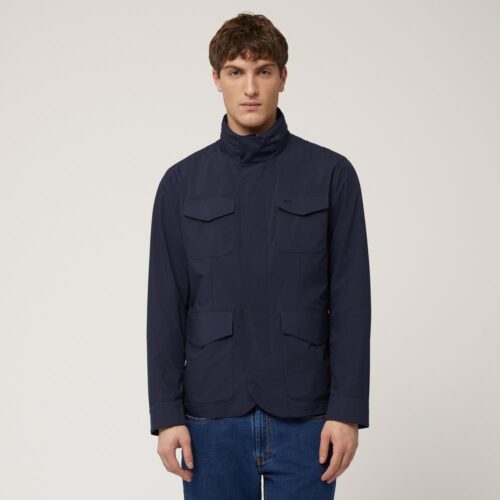 HARMONT&BLAINE - GIUBOTTO UOMO IN NYLON CON TASCONI LATERALI