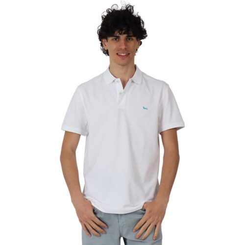 HARMONT&BLAINE - POLO UOMO IN COTONE CON LOGO RICAMATO