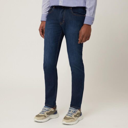 HARMONT&BLAINE - JEANS UOMO STRETCH MOD. 5 TASCHE