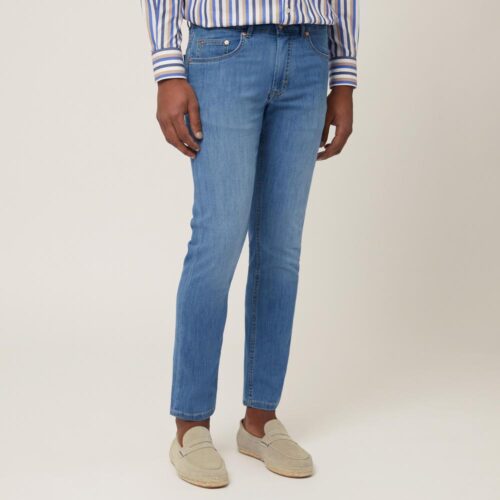 HARMONT&BLAINE - JEANS UOMO STRETCH MOD. 5 TASCHE
