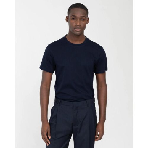 MANUEL RITZ - T-SHIRT JERSEY BASIC DI COTONE ORGANICO