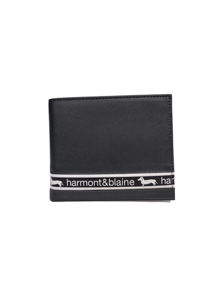 HARMONT & BLAINE - PORTAFOGLIO BIFOLD LOGATO DA UOMO HARMONT & BLAINE - PORTAFOGLIO BIFOLD LOGATO DA UOMO