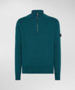 PEUTEREY - BRAILLE 03 MAGLIA IN MOULINE' CON MEZZA ZIP