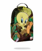 SPRAYGROUND - ZAINO 910B7037NSZ LOONEY TUNES TWEETY MONEY NEST SHARK DLXR BACKPACK