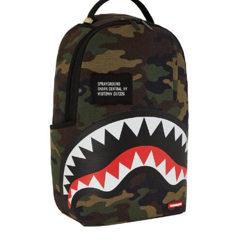 SPRAYGROUND - ZAINO 910B7163NSZ SHARK CENTRAL CAMO DLXS BACKPACK