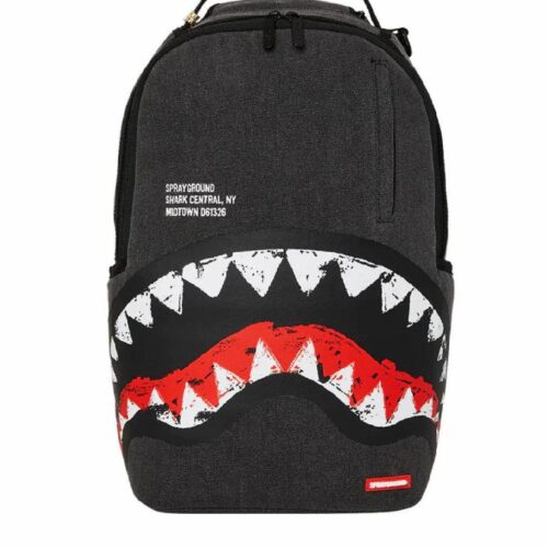 SPRAYGROUND - ZAINO 910B7165NSZ SHARK CENTRAL PAINTED DLXS BACKPACK