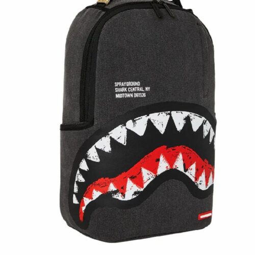 SPRAYGROUND - ZAINO 910B7165NSZ SHARK CENTRAL PAINTED DLXS BACKPACK