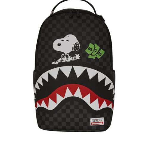 SPRAYGROUND - ZAINO 910B7741NSZ SNOOPY TOP SHARK MONEY DLXSV BACKPACK