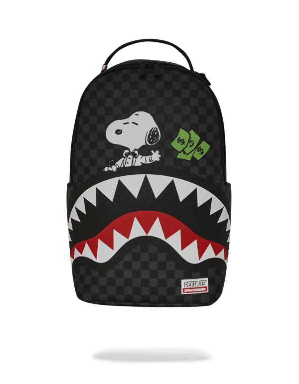 SPRAYGROUND - ZAINO 910B7741NSZ SNOOPY TOP SHARK MONEY DLXSV BACKPACK SPRAYGROUND - ZAINO 910B7741NSZ SNOOPY TOP SHARK MONEY DLXSV BACKPACK