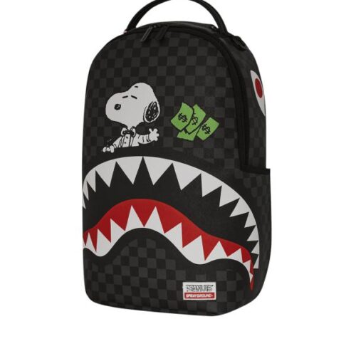 SPRAYGROUND - ZAINO 910B7741NSZ SNOOPY TOP SHARK MONEY DLXSV BACKPACK