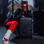 SPRAYGROUND - TROLLEY 910CL273NSZ PRINTED ZIPPER SHARK CARRY-ON LUGGAGE