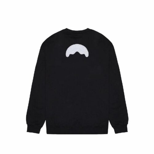 SPRAYGROUND - FELPA UOMO SP805GBLK LIGHTNING SHARK CREWNECK BLK