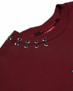 SPRAYGROUND - FELPA UOMO SP805GBRDX LIGHTNING SHARK CREWNECK BORDEAUX