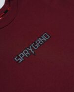 SPRAYGROUND - FELPA UOMO SP805GBRDX LIGHTNING SHARK CREWNECK BORDEAUX