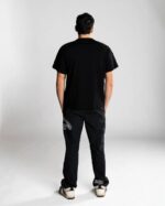 SPRAYGROUND - T-SHIRT UOMO SP831BLK SHARK CENTRAL NEW REGULAR T-SHIRT BLK