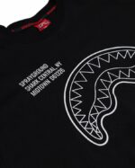 SPRAYGROUND - T-SHIRT UOMO SP831BLK SHARK CENTRAL NEW REGULAR T-SHIRT BLK