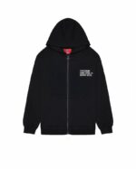 SPRAYGROUND - FELPA CON ZIP E CAPPUCCIO SP836GBLK SHARK CENTRAL PERFECT FULL-ZIP BLACK