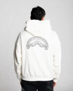 SPRAYGROUND - FELPA CON ZIP E CAPPUCCIO SP836GIVO SHARK CENTRAL PERFECT FULL-ZIP IVO