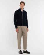 MANUEL RITZ - CARDIGAN FULL ZIP MISTO LANA
