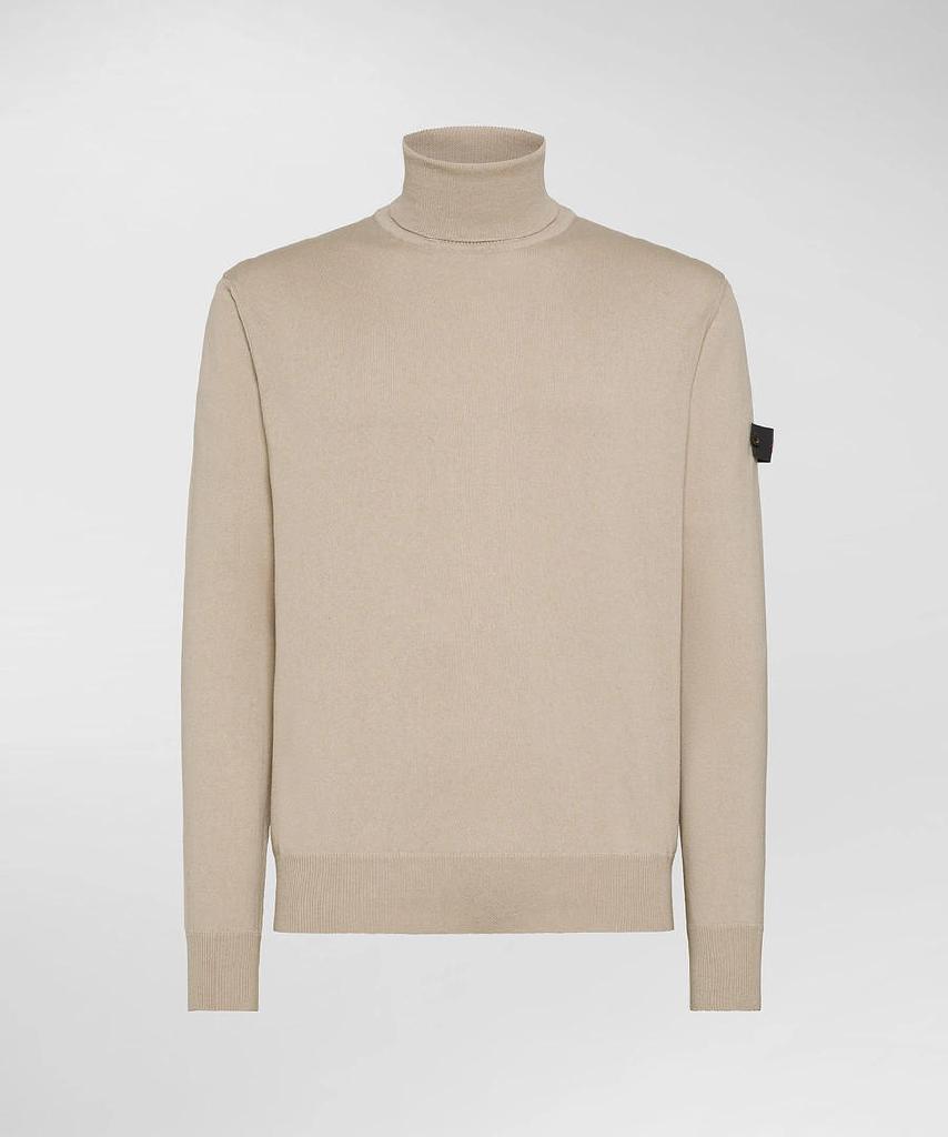 PEUTEREY - MAGLIA DOLCEVITA IN LANA E COTONE GORRAN 08 PEUTEREY - MAGLIA DOLCEVITA IN LANA E COTONE GORRAN 08