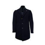 MANUEL RITZ - CAPPOTTO UOMO IN MISTO LANA CON PETTORINA IMBOTTITA RIMOVIBILE